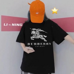 2022SS Shining luxury BURBERRY Men's and women's short-sleeved T-shirt