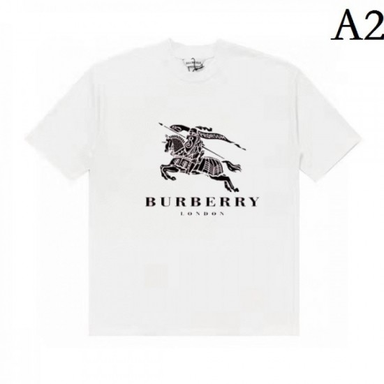 2022SS Shining luxury BURBERRY Men's and women's short-sleeved T-shirt 2022SS Shining luxury BURBERRY Men's and women's short-sleeved T-shirt
