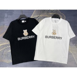 2022SS Most notable BURBERRY Men's and women's short-sleeved T-shirt
