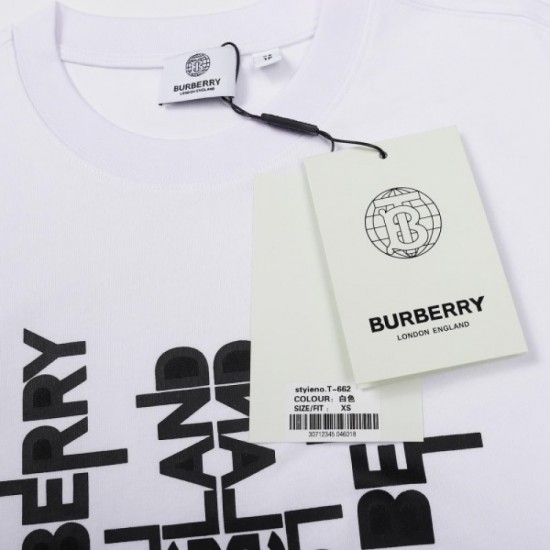 2022SS short-sleeved T-shirt Summer hot item BURBERRY Burberry 2022SS short-sleeved T-shirt Summer hot item BURBERRY Burberry