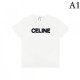 2022SS Popular restock sale CELINE Celine Men's Short Sleeve T-shirt 2022SS Popular restock sale CELINE Celine Men's Short Sleeve T-shirt