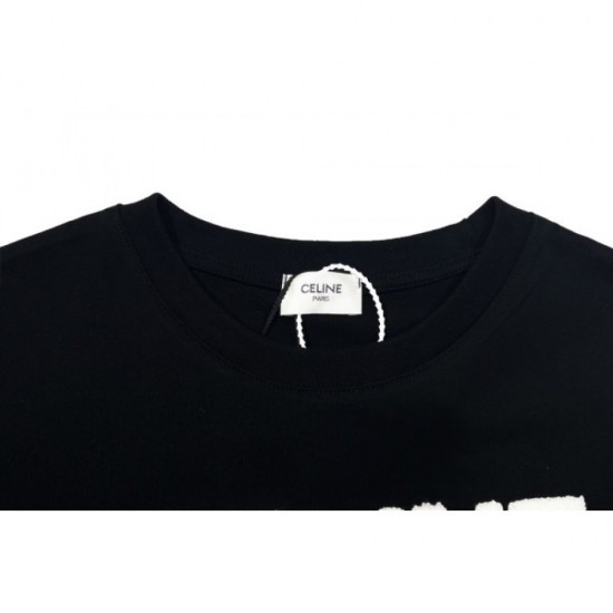 2022SS Popular restock sale CELINE Celine Men's Short Sleeve T-shirt 2022SS Popular restock sale CELINE Celine Men's Short Sleeve T-shirt