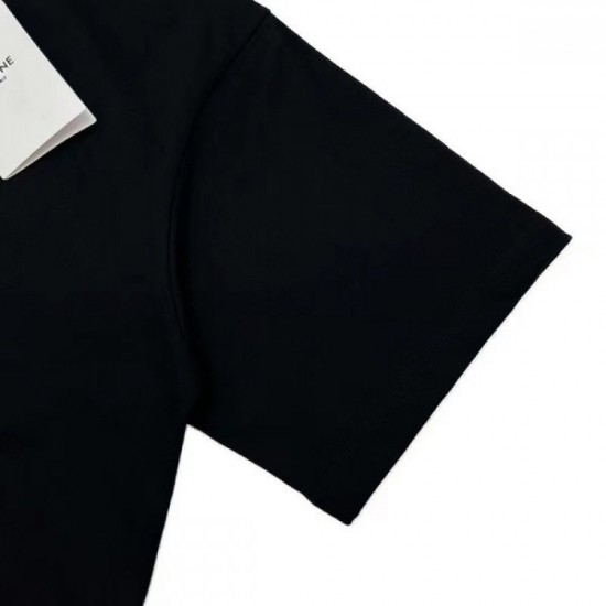 2022SS High overseas approval rating! CELINE Celine Men's and Women's Short Sleeve T-shirt 2022SS High overseas approval rating! CELINE Celine Men's and Women's Short Sleeve T-shirt