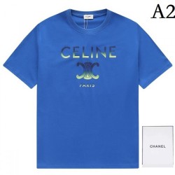 2022SS short-sleeved T-shirt Gift to give CELINE Celine
