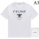 2022SS short-sleeved T-shirt Gift to give CELINE Celine 2022SS short-sleeved T-shirt Gift to give CELINE Celine
