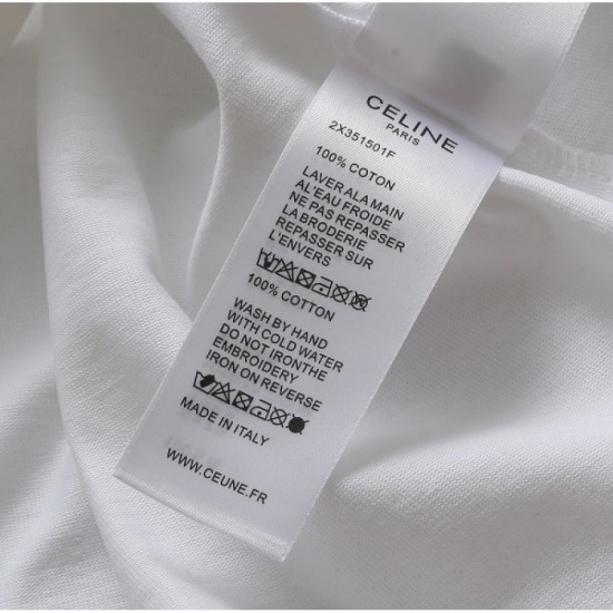 2022SS short-sleeved T-shirt Gift to give CELINE Celine 2022SS short-sleeved T-shirt Gift to give CELINE Celine