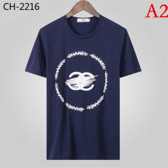 CHANEL Men's Short Sleeve T-shirt 2022 New Classic Street Style Chanel CHANEL Men's Short Sleeve T-shirt 2022 New Classic Street Style Chanel