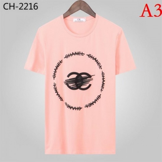 CHANEL Men's Short Sleeve T-shirt 2022 New Classic Street Style Chanel CHANEL Men's Short Sleeve T-shirt 2022 New Classic Street Style Chanel