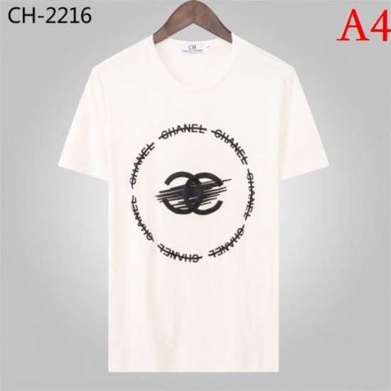 CHANEL Men's Short Sleeve T-shirt 2022 New Classic Street Style Chanel CHANEL Men's Short Sleeve T-shirt 2022 New Classic Street Style Chanel