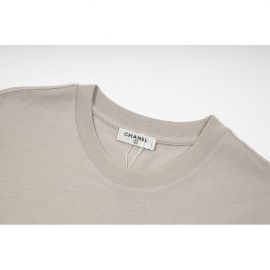 2022SS short-sleeved T-shirt popular item as soon as possible CHANEL Chanel 2022SS short-sleeved T-shirt popular item as soon as possible CHANEL Chanel