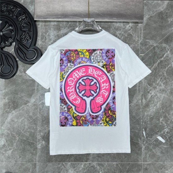 CHROME HEARTS Men's short sleeve T-shirt 2022 New released this year Chrome Hearts CHROME HEARTS Men's short sleeve T-shirt 2022 New released this year Chrome Hearts