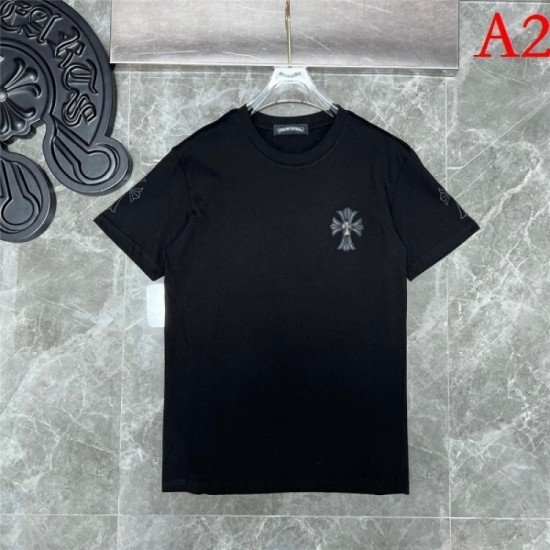 CHROME HEARTS Men's Short Sleeve T-shirt 2022 New Satisfied with the texture Chrome Hearts CHROME HEARTS Men's Short Sleeve T-shirt 2022 New Satisfied with the texture Chrome Hearts