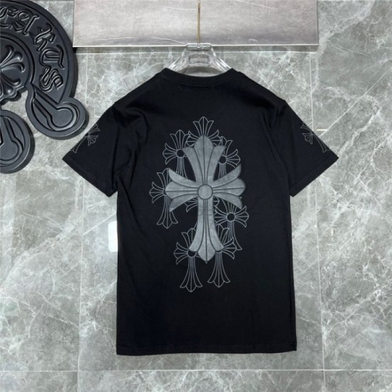 CHROME HEARTS Men's Short Sleeve T-shirt 2022 New Satisfied with the texture Chrome Hearts CHROME HEARTS Men's Short Sleeve T-shirt 2022 New Satisfied with the texture Chrome Hearts
