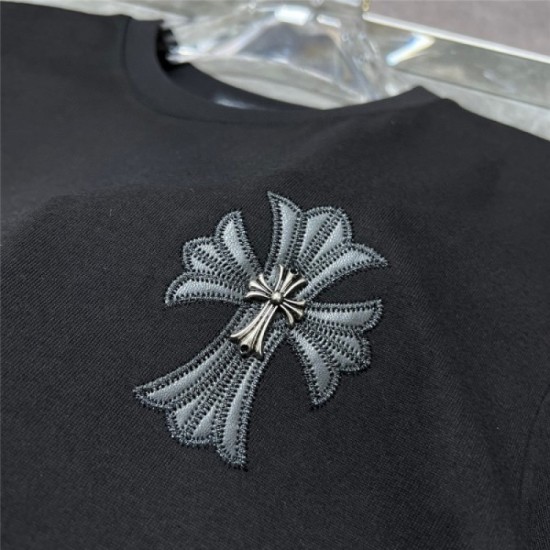 CHROME HEARTS Men's Short Sleeve T-shirt 2022 New Satisfied with the texture Chrome Hearts CHROME HEARTS Men's Short Sleeve T-shirt 2022 New Satisfied with the texture Chrome Hearts