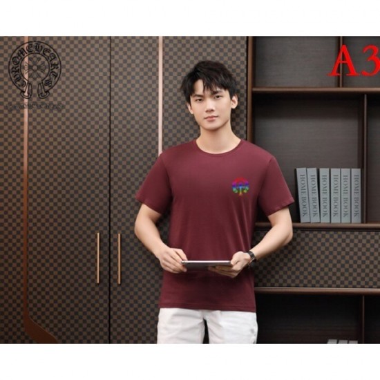 CHROME HEARTS Men's short sleeve T-shirt 2022 New trend product Chrome Hearts CHROME HEARTS Men's short sleeve T-shirt 2022 New trend product Chrome Hearts