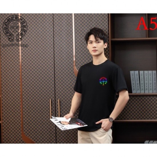 CHROME HEARTS Men's short sleeve T-shirt 2022 New trend product Chrome Hearts CHROME HEARTS Men's short sleeve T-shirt 2022 New trend product Chrome Hearts