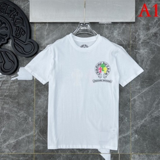 CHROME HEARTS Men's Short Sleeve T-shirt 2022 New Keep an eye on Chrome Hearts CHROME HEARTS Men's Short Sleeve T-shirt 2022 New Keep an eye on Chrome Hearts