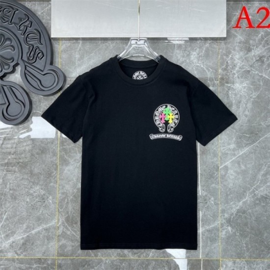 CHROME HEARTS Men's Short Sleeve T-shirt 2022 New Keep an eye on Chrome Hearts CHROME HEARTS Men's Short Sleeve T-shirt 2022 New Keep an eye on Chrome Hearts