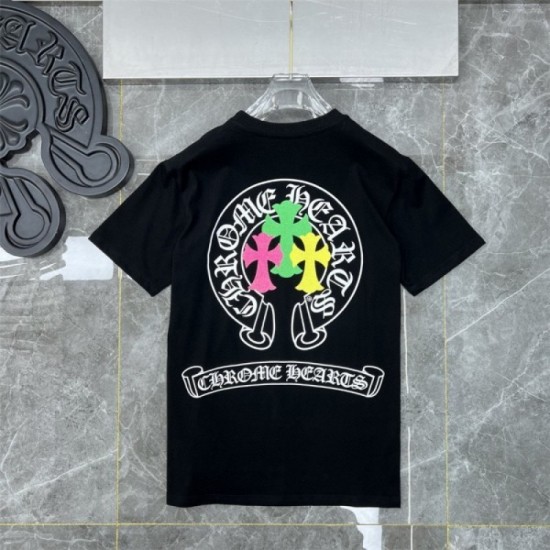 CHROME HEARTS Men's Short Sleeve T-shirt 2022 New Keep an eye on Chrome Hearts CHROME HEARTS Men's Short Sleeve T-shirt 2022 New Keep an eye on Chrome Hearts