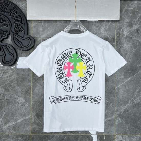 CHROME HEARTS Men's Short Sleeve T-shirt 2022 New Keep an eye on Chrome Hearts CHROME HEARTS Men's Short Sleeve T-shirt 2022 New Keep an eye on Chrome Hearts