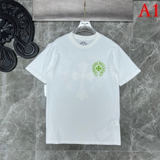 CHROME HEARTS Men's short sleeve T-shirt 2022 New classic design Chrome Hearts CHROME HEARTS Men's short sleeve T-shirt 2022 New classic design Chrome Hearts