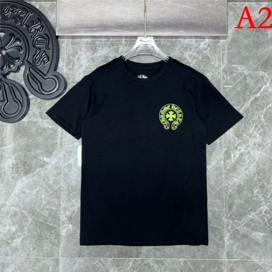 CHROME HEARTS Men's short sleeve T-shirt 2022 New classic design Chrome Hearts CHROME HEARTS Men's short sleeve T-shirt 2022 New classic design Chrome Hearts