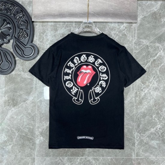 CHROME HEARTS Men's Short Sleeve T-shirt 2022 New Final Sale Chrome Hearts CHROME HEARTS Men's Short Sleeve T-shirt 2022 New Final Sale Chrome Hearts