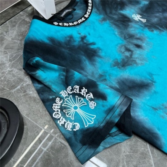 CHROME HEARTS Men's short sleeve T-shirt 2022 New color rich Chrome Hearts CHROME HEARTS Men's short sleeve T-shirt 2022 New color rich Chrome Hearts