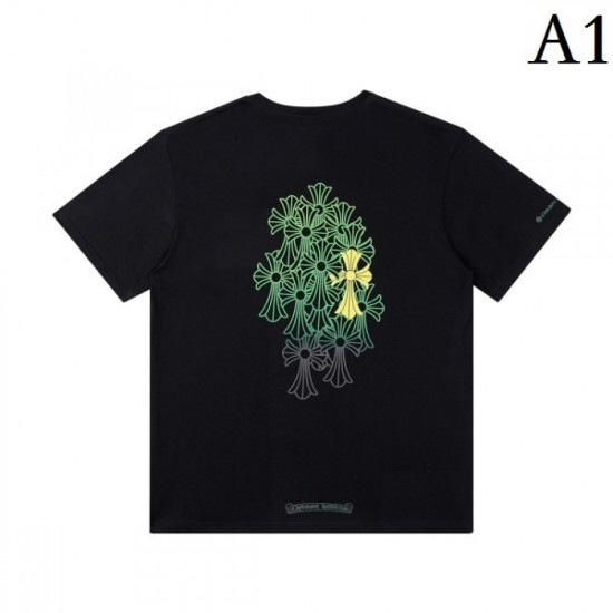 2022SS Korea's popular CHROME HEARTS Chrome Hearts unisex short sleeve T-shirt 2022SS Korea's popular CHROME HEARTS Chrome Hearts unisex short sleeve T-shirt