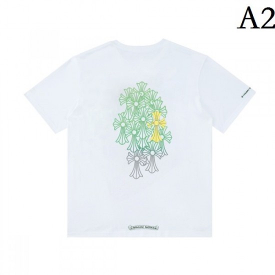 2022SS Korea's popular CHROME HEARTS Chrome Hearts unisex short sleeve T-shirt 2022SS Korea's popular CHROME HEARTS Chrome Hearts unisex short sleeve T-shirt