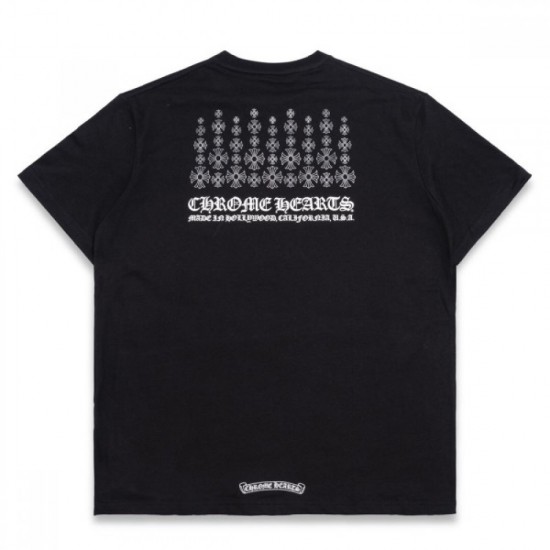 2022SS High quality material CHROME HEARTS Chrome Hearts unisex short sleeve T-shirt 2022SS High quality material CHROME HEARTS Chrome Hearts unisex short sleeve T-shirt