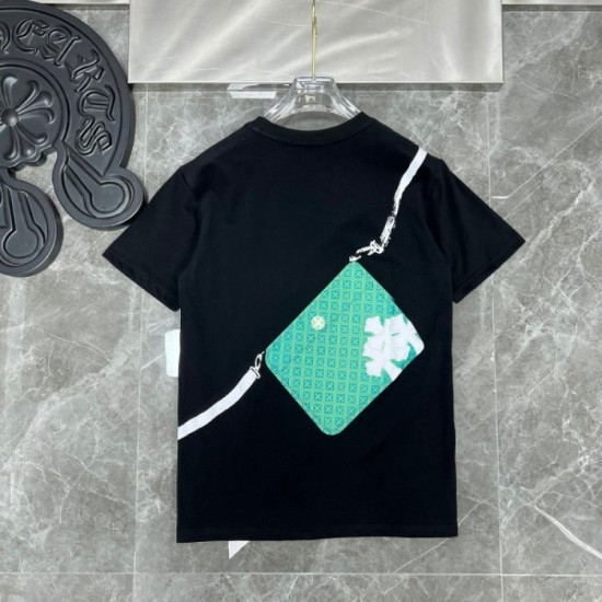 Men's T-shirt with charm 2022SS CHROME HEARTS Chrome Hearts Men's T-shirt with charm 2022SS CHROME HEARTS Chrome Hearts