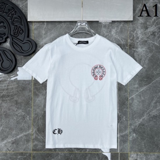 CHROME HEARTS Chrome Hearts 2022SS men's short sleeve T-shirt classic popularity CHROME HEARTS Chrome Hearts 2022SS men's short sleeve T-shirt classic popularity