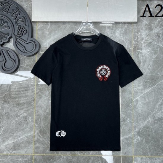 CHROME HEARTS Chrome Hearts 2022SS men's short sleeve T-shirt classic popularity CHROME HEARTS Chrome Hearts 2022SS men's short sleeve T-shirt classic popularity
