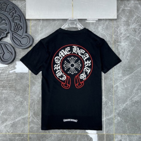 CHROME HEARTS Chrome Hearts 2022SS men's short sleeve T-shirt classic popularity CHROME HEARTS Chrome Hearts 2022SS men's short sleeve T-shirt classic popularity