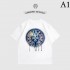 2022SS short-sleeved T-shirt classic design CHROME HEARTS Chrome Hearts