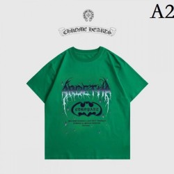 2022SS short-sleeved T-shirt excellent comfort CHROME HEARTS Chrome Hearts