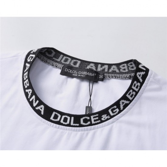 DOLCE & GABBANA Men's Short Sleeve T-shirt 2022 New Calm Dolce & Gabbana DOLCE & GABBANA Men's Short Sleeve T-shirt 2022 New Calm Dolce & Gabbana