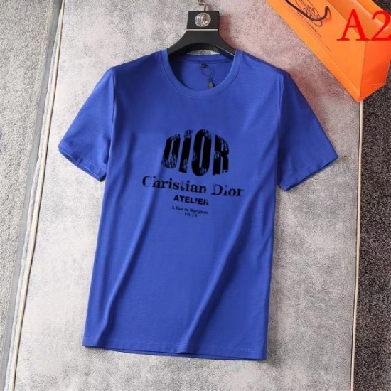 DIOR Men's Short Sleeve T-shirt 2022 New Dior for a cool look DIOR Men's Short Sleeve T-shirt 2022 New Dior for a cool look