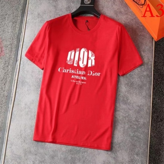 DIOR Men's Short Sleeve T-shirt 2022 New Dior for a cool look DIOR Men's Short Sleeve T-shirt 2022 New Dior for a cool look
