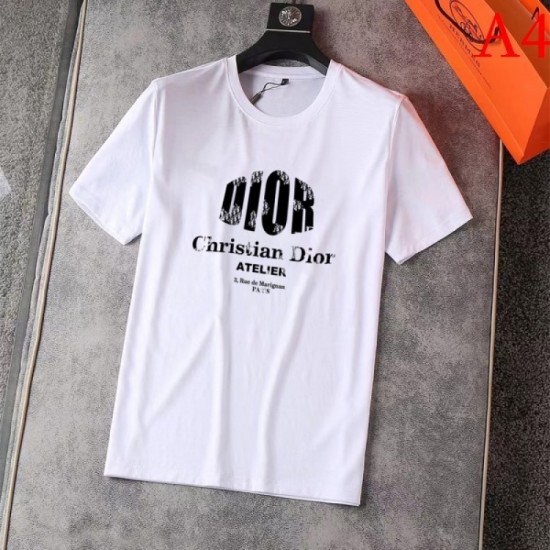 DIOR Men's Short Sleeve T-shirt 2022 New Dior for a cool look DIOR Men's Short Sleeve T-shirt 2022 New Dior for a cool look