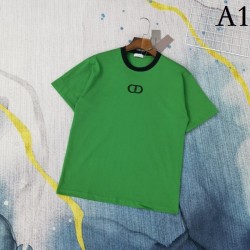 2022SS Limited design Popular before sold out DIOR Dior Men's and women's short sleeve T-shirt