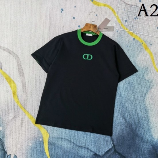 2022SS Limited design Popular before sold out DIOR Dior Men's and women's short sleeve T-shirt 2022SS Limited design Popular before sold out DIOR Dior Men's and women's short sleeve T-shirt