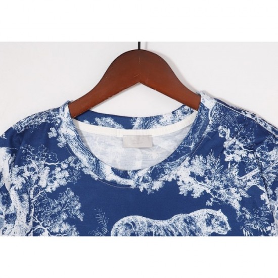 Men's T-shirt with the impression of a fashionable expert 2022SS DIOR Dior Men's T-shirt with the impression of a fashionable expert 2022SS DIOR Dior