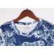 Men's T-shirt with the impression of a fashionable expert 2022SS DIOR Dior Men's T-shirt with the impression of a fashionable expert 2022SS DIOR Dior