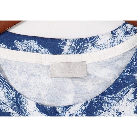 Men's T-shirt with the impression of a fashionable expert 2022SS DIOR Dior Men's T-shirt with the impression of a fashionable expert 2022SS DIOR Dior