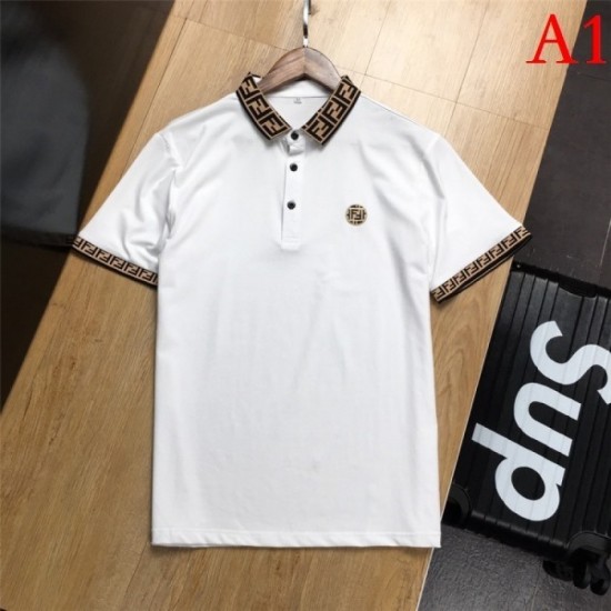 FENDI Men's Short Sleeve T-shirt 2022 New Give a beautiful impression Fendi FENDI Men's Short Sleeve T-shirt 2022 New Give a beautiful impression Fendi