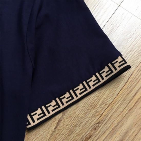 FENDI Men's Short Sleeve T-shirt 2022 New Give a beautiful impression Fendi FENDI Men's Short Sleeve T-shirt 2022 New Give a beautiful impression Fendi