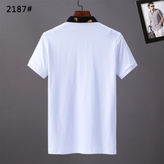 FENDI Men's Short Sleeve T-shirt 2022 New New Fashion Point Fendi FENDI Men's Short Sleeve T-shirt 2022 New New Fashion Point Fendi