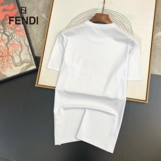 FENDI Men's Short Sleeve T-shirt 2022 New Finished with a unique impression Fendi FENDI Men's Short Sleeve T-shirt 2022 New Finished with a unique impression Fendi